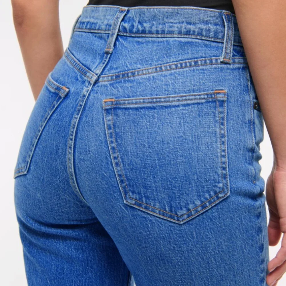 Abercrombie & Fitch Women's High Rise Jeans - Blue - Picture 3 of 6